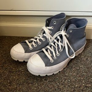 Platform Hightop Blue Converse W9.5